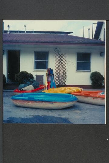 Sportyaks unloaded from Volkswagon; Moab, Utah