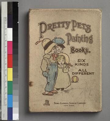 Pretty Pets Painting Books. Six Kinds, All Different