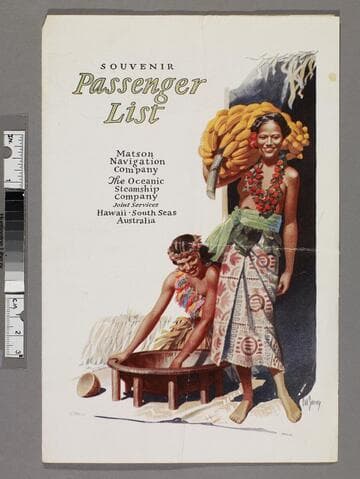 Souvenir passenger list