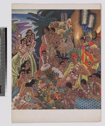 Dinner aboard the S.S. Lurline menu