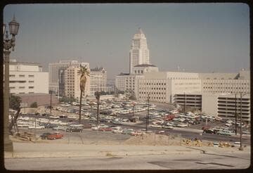 Civic Center from 2nd Street tunnel hill