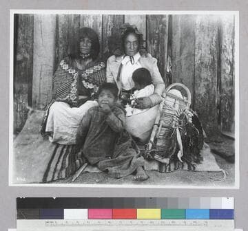 Hackberry missionary and Wallapai [sic] family