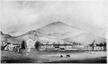 Mission Ventura from Alfred Robinson's Life in California