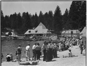 Summer scene, Lake Arrowhead. 1929