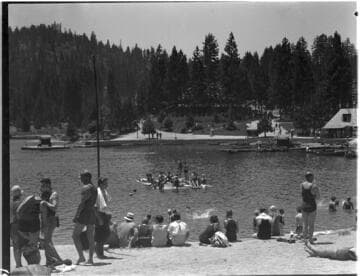 Summer scene, Lake Arrowhead. 1929