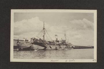 Beaver R boats.  Otis Marston in U.S. Navy, San Diego, 1918-1919