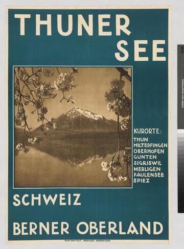 Thunersee : Schweiz, Berner Oberland