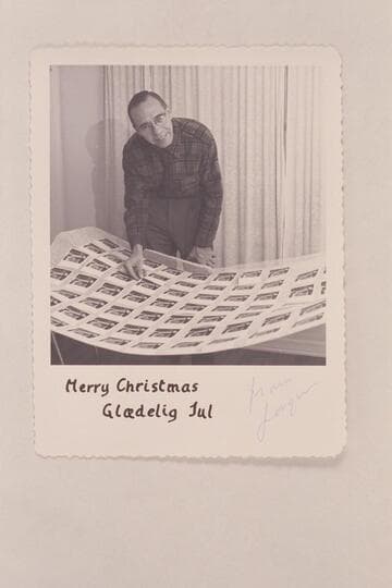 Jorgen Visbak.  Xmas, 1963 [on photo reverse:  manuscript notes from Visbak to the Marstons]