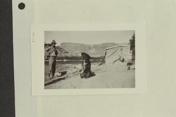 Stone's visit to Glen Canyon.  Stanley Brooks and his dog