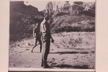 The typical long-handled underwear.  Stanton crew