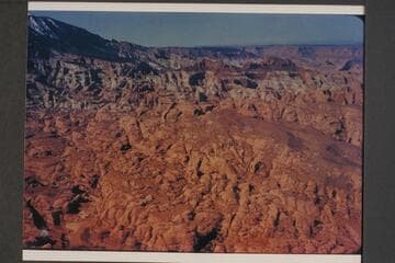 Southwest from Bald Rock Creek to 6069 which is the red butte in upper right center