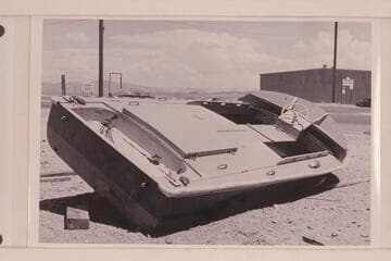 The "CACTUS" after cancellation of the 1955 run; Boulder City