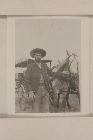 Rufus Stoddard (brother-in-law of Charles Gibbons); Hanksville, Utah.  A good hand with horses, it was customary to send him to Green River to meet guests