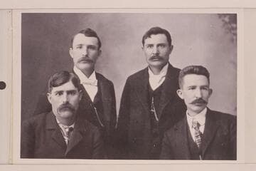 Four Richmond brothers:  Lee, Will, John, Jackson.  John and Jackson died 1955+/-