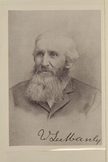 William Lewis Manly.  Manly led a party from near Green River, Wyoming, to Gunnisons Crossing