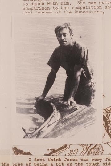 Duncan Harold McDermid.  Lees Ferry, at the stern of the "Canopy" when she sank