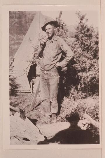 Harry J. Howland, who worked with Tom Wimmer in supply of Glen Canyon survey parties in 1921