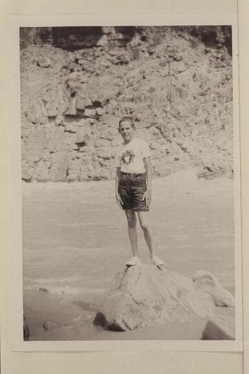 Jeffrey Marston.  217 Mile Rapid.  Jeff joined the party at Whitmore and ran to Boulder City