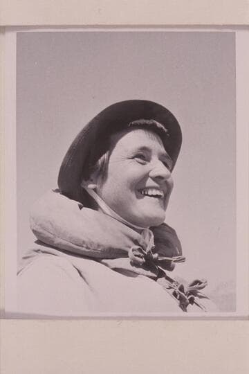 Martha Rathjeb, 1805 East Hill, Cincinnati 37, Ohio.  At Paria Riffle prior to departure with the Georgie White party