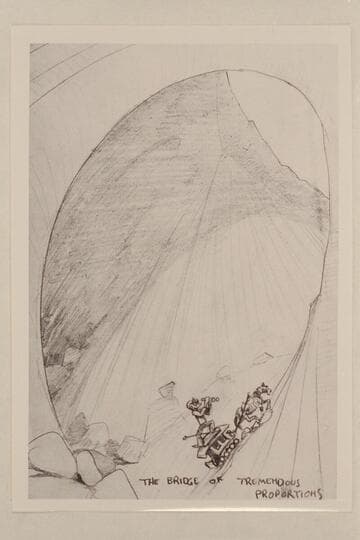 "The Bridge of Tremendous Proportions"; Tom Daly's version of the Marston technic in seeing the remote bridge-arch country near Navajo Mountain