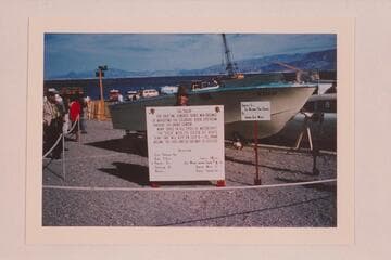 Dock Marston and the "Dock."  Lake Mead