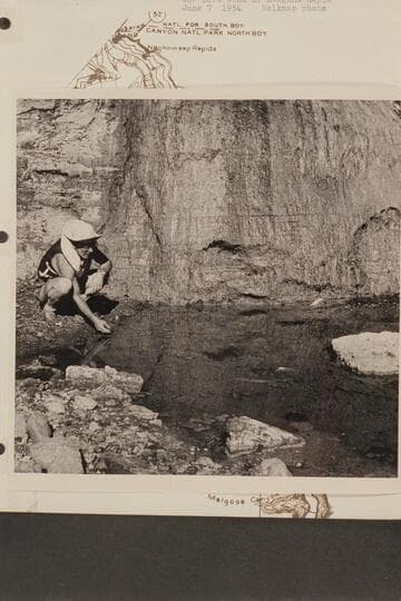 Dock Marston at the Salt Pool at the left bank of Kwagunt Rapid