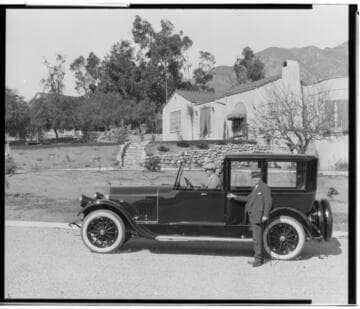 Pierce Arrow Series 33 brougham automobile. 1924