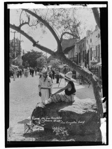 El Paseo de Los Angeles, Olvera Street, Los Angeles, Calif