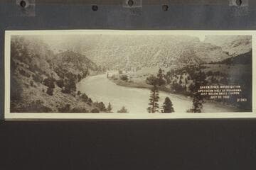 Green river Investigation: Upstream Half of Panorama Just Below Skull Canyon