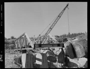 Big Creek - Mammoth Pool - Relocating San Joaquin Bridge
