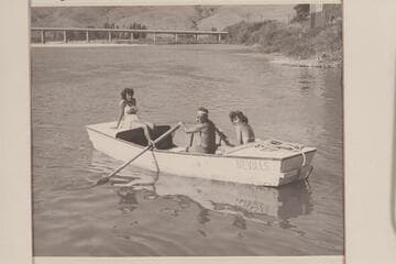 Crew of "Mystery Canyon"; Lewiston